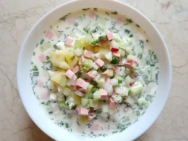 ОКРОШКА НА КЕФИРЕ